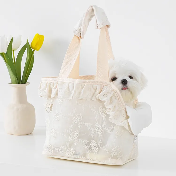Geri dönüşümlü Pet sepet alışveriş çantası laminasyon ile köpek taşıma çantası Sling Bolsa De Viaje Para Mascotas tek kollu çanta taşıyıcı köpekler ve kediler