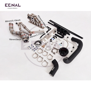 Kit de collecteur d'échappement Ecnal pour BMW S58 G8x M2 M3 M4 Interface T4 en acier inoxydable SS304, kit de mise à niveau racing - Product Image 2