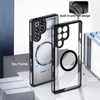 Funda para ZTE Nubia RedMagic 11S Pro Plus, de alta gama, mate, magnética, antiamarilleo, TPU, anticaídas, para RedMagic 11 Pro Plus