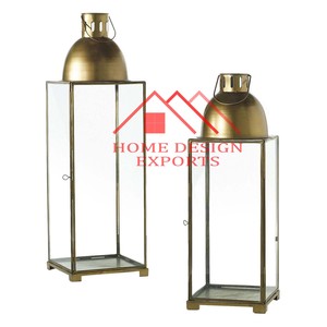 โคมไฟเทียนเหล็กตกแต่งสีดำโบราณสำหรับบ้านโรงแรมและร้านอาหารโคมไฟทองเหลืองโบราณสำหรับตกแต่งกลางคืน - Product Image 2