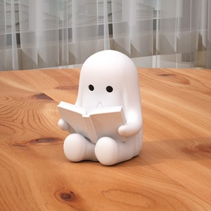 Figura Decorativa de Fantasma de Plástico para Lectura, Adorno Ecológico para Escritorio, Portalápices, Regalo para Halloween y Navidad - Product Image 2