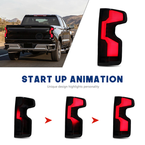 Luces Traseras LED HCMOTIONZ para Chevrolet Silverado 2019-2025 Pickup 1500/2500/3500, Conjunto de Luces Traseras con Animación de Encendido DRL - Product Image 5