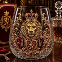 Tasse en verre personnalisée 2026 Nouveau Lion Grande ouverture Tasse à café Tasse à lait Verre borosilicate de haute qualité
