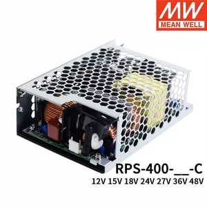 Convertisseur AC/DC médical fiable MEAN WELL RPS-400 400W, vert, 240V 24V 16.7A 12V 27V 48V 15V 18V 84W - Product Image 5