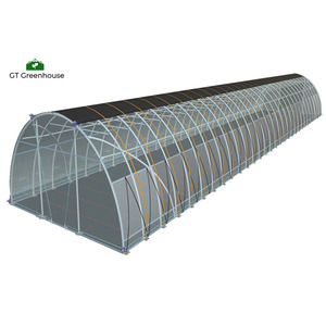 <span class=keywords><strong>Serre</strong></span> tunnel en plastique UV à simple portée de 8 m <span class=keywords><strong>x</strong></span> 40 m, 200 microns, pour les légumes - Product Image 2