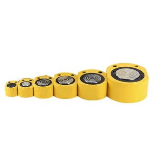 DEELEAP Cric plat horizontal à profil bas 5 tonnes 10 tonnes, vérin en acier à simple effet DY-RSM-50/DY-RSM-100 - Product Image 1