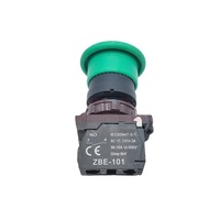 Interruptor de botón pulsador de emergencia momentáneo de alta calidad XB5-AC31, serie XB4 XB2, de plástico, 22 mm, 660 V, 1NO, rojo, con cabezal tipo hongo
