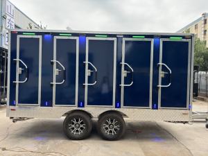 Toilettes de camping portables à double compartiment Cogsun, écologiques et durables, avec cabine de douche pour une utilisation en extérieur - Product Image 5