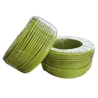 Câble en silicone orange QZJ E SIR personnalisé, fil de cuivre nu flexible, IP65, forme en spirale, 10 AWG, pour batterie de drone RC ESC