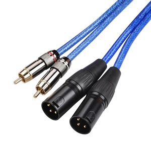 Câble audio m.2 <span class=keywords><strong>RCA</strong></span> mâle à 2 <span class=keywords><strong>XLR</strong></span>, pièces - Product Image 1
