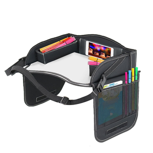 <span class=keywords><strong>Plateau</strong></span> <span class=keywords><strong>de</strong></span> voyage pour enfants avec support <span class=keywords><strong>de</strong></span> tablette détachable et tableau effaçable à sec, organisateur <span class=keywords><strong>de</strong></span> siège d'avion pour sac <span class=keywords><strong>de</strong></span> plein air, rangement pour collations et jouets - Product Image 1