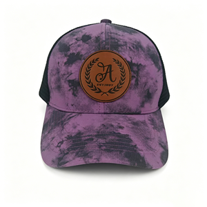 <span class=keywords><strong>Casquette</strong></span> de camionneur WECONDO de haute qualité, vintage, avec logo personnalisé, en coton respirant, avec broderie 3D et patch tissé - Product Image 2