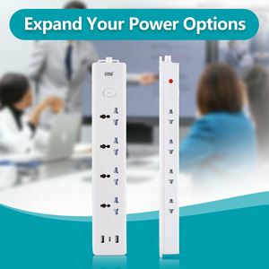 Winning Star Power Strip 10A 2500W 3M Cord With Overload Protection And <b>Usb</b> Ports For Home Office Use - Product Image 2