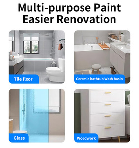 Kit de Pintura para Renovar Azulejos de Bañera, Lavabo y Encimera, para Baño y Cocina, de Porcelana y Fibra de Vidrio, Semi-brillante - Product Image 6