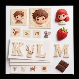 ตัวอักษรเจล 3 มิติ และตัวเลขแกะสลักนูน 4 มิติ สำหรับป้ายทะเบียนแบบเปล่า - Product Image 4