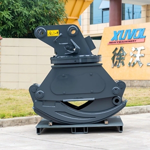 XUVOL OEM/ODM รถขุดขนาดเล็กพร้อมอุปกรณ์จับไม้แบบหมุนสำหรับรถตักล้อยาง ใช้สำหรับการขนถ่ายไม้ซุง - Product Image 1