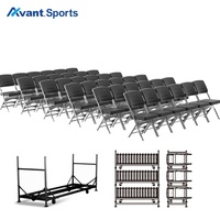 Chaises de basket-ball personnalisées Avant Sports avec logo, bancs professionnels pour équipes, sièges latéraux pour terrains de basket, sièges de bord de terrain pour arènes