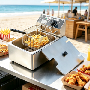 Bulk Supply Commercial Electric Deep <b>Fryer</b> Fast Heating Tech Professional Catering Kitchen <b>Machine</b> for Fast Food Shop Hotel - Product Image 1
