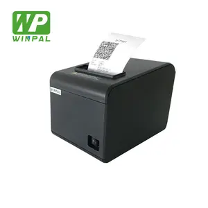Winpal wp200 80mm impressoras de bilhete térmicas, cortador automático, receptor térmico para impressora 80mm