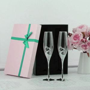 Sunyo Vente en gros de flûtes à <span class=keywords><strong>champagne</strong></span> personnalisées de luxe en cristal doré à long pied, flûtes à <span class=keywords><strong>champagne</strong></span> roses pour mariage - Product Image 4