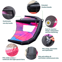 Ensemble de surf gonflable Aisunss Wingfoil Carbon Hydrofoil - Léger, résistant à l'eau salée, freeride pour le surf sur les vagues