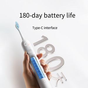 मिजिया सोनिक इलेक्ट्रिक टूथब्रश के लिए गहरे स्वीप कंपन गम संरक्षण 90 दिन बैटरी लाइफ 3 स्पीड मोड ipx6 पनरोक मध्यम - Product Image 6