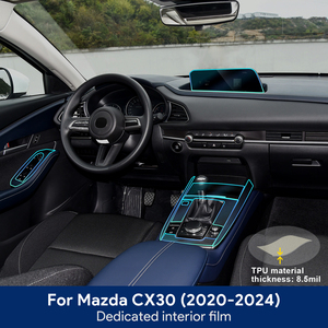 TPU Invisible Intérieur Accessoires TPU PPF Autocollants De <span class=keywords><strong>Voiture</strong></span> Protecteur D'écran Film De Verre Film Intérieur De <span class=keywords><strong>Voiture</strong></span> Pour Mazda CX30 - Product Image 2
