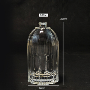 Botella de Perfume de Vidrio de 100ml, Forma Cilíndrica Ovalada, Color Personalizado, con Pulverizador a Presión y Decoración en la Superficie, Venta al Por Mayor - Product Image 5