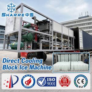 Macchina per Ghiaccio Industriale ZXSHARE - Funzionamento 24/7 Senza Necessità di Manodopera, 380V/50Hz/3P 50kW, Compressore Hanbell, Garanzia 1 Anno - Product Image 1