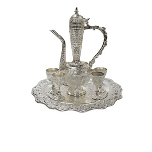 Ensemble de tasses et plateau décoratifs musulmans pour boire, style Ramadan, avec motif Zemzem - Product Image 4