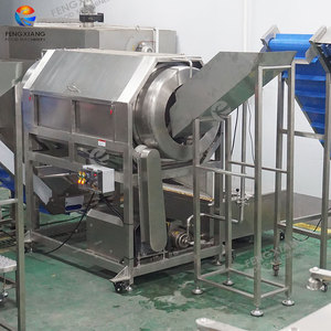 FENGXIANG Ginger Drum Washer Machine 1-2 T/H Customizable Drum and <b>Spray</b> Removes Mud Sludge for Vegetable Processing Plant - Product Image 2