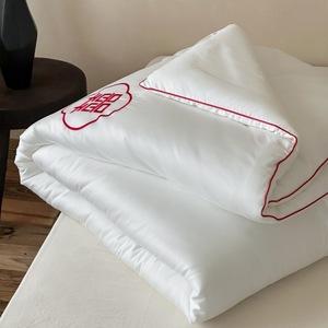 Aolei Wedding <b>Quilt</b> Tencel Cotton Embroidered 4-5 Jin Four Seasons Home Use - Product Image 1
