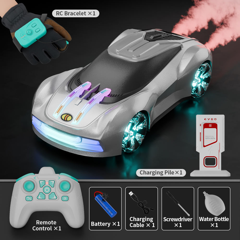 HW-Y1805 Gris/Double commande/Comprend une pile de chargement