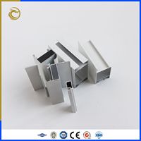 Profils en aluminium pour fenêtres et portes en Mauritanie, revêtement en poudre blanc, cadre de fenêtre à battant en aluminium, prix abordable