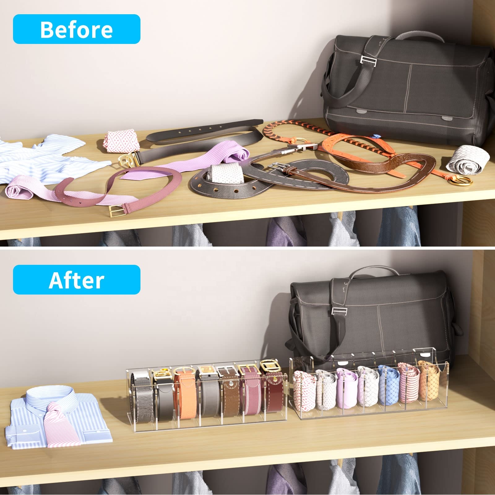 Belt Organizer Acryl grtel Aufbewahrung halter fr den Schrank 7 Fcher  Vitrine fr Krawatte und Fliege| Alibaba.com