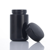 Pot en verre foncé anti-UV de 3,5 g, 100 ml, avec bouchon sécurité enfant, idéal pour l'emballage de fleurs – Vente directe usine