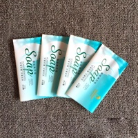 Emballage personnalisé et impression de logo, petite pochette en plastique Mylar pour l'emballage du savon, sachet