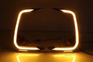 Con Dấu Nóng <span class=keywords><strong>LED</strong></span> <span class=keywords><strong>DRL</strong></span> Đèn Chạy Ban Ngày Cho Toyota Corolla 2019 2020 Đèn Báo Rẽ Màu Vàng - Product Image 5