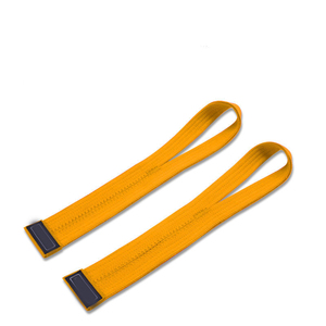 Sangles de poignet de musculation en néoprène et coton rembourré, robustes, pour soulever des poids et faire des deadlifts, avec logo personnalisé, pour hommes, modèle 2026 - Product Image 2