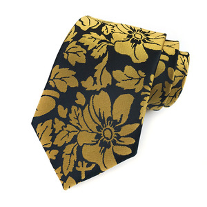 Fashion 8cm Silk Men's Floral <strong>Tie</strong> Blue <strong>Green</strong> Black Gold Color Necktie Business <strong>Wedding</strong> Party Formal Neck <strong>Ties</strong> - Product Image 2