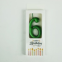 Vente en gros d'usine, bougies numérotées de 0 à 9, bougies 3D pour gâteau d'anniversaire, décoration de fête, fournitures de célébration