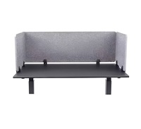 Écran de séparation simple pour poste de travail, panneau de bureau en polyester insonorisant, style moderne et minimaliste, usage commercial