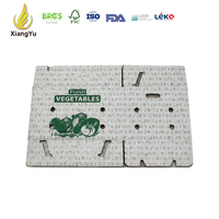 Op maat bedrukte, wasbehandelde kartonnen verpakkingen voor groenten en fruit, gegolfde kartonnen dozen voor de verzending van verse producten, fabrikant.