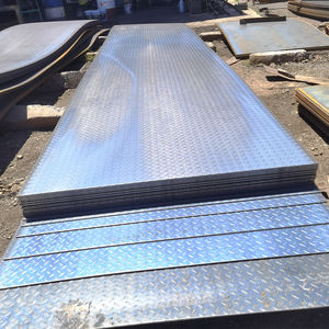 แผ่นเหล็กคาร์บอนอ่อนลายตารางหมากรุก A36 A572 Q345 S275jr ASTM เกรด A38 50 En 10025 - Product Image 5