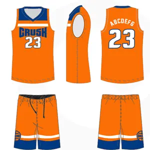 Camiseta de baloncesto reversible y pantalones cortos, uniforme de baloncesto de diseño, novedad