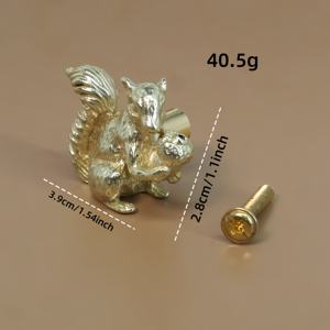 Großhandel Messing Wohnkultur Eichhörnchen Griff Eichhörnchen Türgriff Wohnkultur - Product Image 2