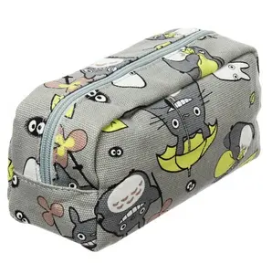我的邻居 Totoro 笔袋铅笔盒化妆品化妆袋袋 (绿色)