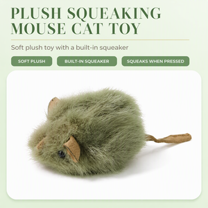 Giocattolo <span class=keywords><strong>per</strong></span> <span class=keywords><strong>Gatti</strong></span> a Forma di Topolino in Peluche con Squeaker Attivabile al Tocco, Gioco Interattivo Anti-Noia <span class=keywords><strong>per</strong></span> <span class=keywords><strong>Gatti</strong></span> - Product Image 3