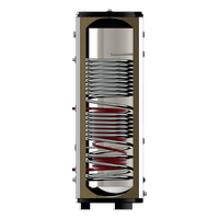 Réservoir d'eau haute efficacité en acier inoxydable Duplex 2205 260L pour pompe à chaleur air-eau, usage domestique, commercial et hôtelier