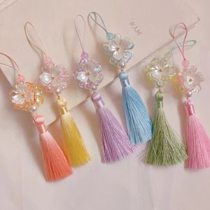 Handmade Đính Cườm Nút Đuôi Dài Pha Lê Tua Trung Quốc Phong Cách Quần Áo Phụ Kiện Tấm Khóa Làm Bằng Polyester Kim Loại - Product Image 5